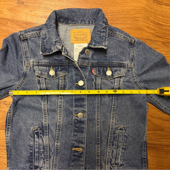 Levi's Blue Denim Jacket Kids Sz Large - Picture 5 of 5